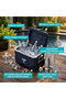 Portable Cooler Box NIB-8185BE – Wheeled, Lightweight & Foldable handle, Easy-Carry Travel - 3