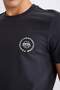 100% Cotton Slim Fit Crew Neck Printed Short Sleeve T-Shirt C2079Ax24Sm - 5