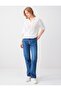 White Polo Collar Elbow Sleeve Lace-Like Knit Knitwear Blouse - 2