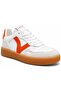 121230058 Elsa Leather Unisex Sneaker Shoes Orange - 3