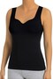 Women's Athlete Thick Strap Heart Neckline (96% Cotton - 4% Elastane) Body-Hugging Stretch Fabric - 3159