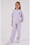 4-15 Years Licensed Us Polo Assn Girls' Set-Lilac - 2