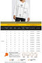 Men's White Long Sleeve Slit Collar Oversize T-Shirt Basic Relaxed Fit Top E5 20150 - 3
