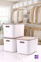 20 Liter 1 Piece Storage Box with Lid, Closet Organizer, Basket, Organizer Toy Box - 3