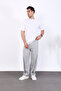 Men's Two-Thread Ribbed Baggy Sweatpants ((Wide Fit)) - 2