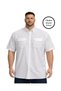 Men's Large Size White Double Pocket Short Sleeve Shirt 3Xl-4Xl-5Xl-6Xl-7Xl-8Xl