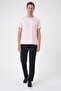 Comfort Fit Crew Neck 97% Flexible Cotton Pink T-Shirt Ts 885 - 2