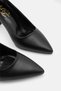 Comfortable and Stylish 5 Cm Goblet Heeled Shoes Black Women's Stiletto Alya - 4