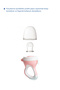 Fruit and Vegetable Pacifier with Silicone Tip Pink - 2