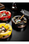 4-Cigar Ceramic Ashtray – Large Red Special Edition - 3