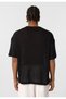Basic Oversize Button Collar T-Shirt - 5