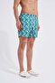 Deniz Flowers Swim Shorts Green - 2