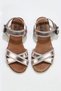 Pink Shiny Leather Women Sandals 01Wu7421 - 5