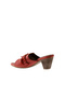 Coral Leather Women's Heeled Slippers 01Wu11300 - 4