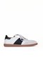 White Suede-Leather Men's Sports Shoes 10Ma00292