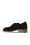Black Nubuck Women's Low Heel Shoes 01Wv6003 - 4