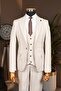 Vest suit light beige
