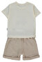 Muslin Shorts 2-Piece Set (Adventure) Beige - 2