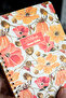 Floral Collection A5 Premium Spiral Notebook 90Gr Lined + Sticker - 3