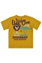 Wild One Lion Back Print T-Shirt for 2-5 Years Old - Mustard - 2