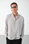 Men's Breathable Muslin Fabric 100% Cotton Washable Pocketless Shirt - 2
