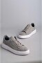 Select 2501 genuine leather men's sneakers shoes gray suede - 2