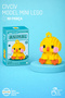 Chick Model Character Figure 3D Building Toys
