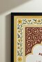 Ayetel Kürs-I Written Single Wooden Table - Black Wooden Framed Table for Home and Business - 4