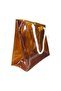 R&M Promotional Waterproof Transparent Pvc Women's Beach and Shoulder Bag - Deluxe Beach Bag with Thick Rope Handle