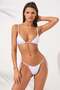 Triangle Brazilian Bikini White 231245