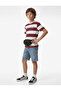 Cotton Denim Shorts with Pocket Detail - 2
