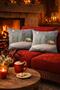 Double Sided Rectangular Throw Pillow Cover 2-Piece DS45
