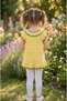 Children's Hand Knitted Yellow Vest Crocheted in Skirts Robe Vest Girl - 2