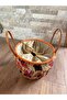 Indonesian Natural Straw Handmade Rainbow Bohemian Beach Bag - 2