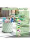 360° Rotating Desk Organizer, 5 Compartments, Sparkling Diamond-Like Pen Holder Storage Caddy, Green - 5