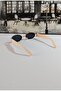Cp170 dolgap stone cream elegant stylish sunglasses. - 2