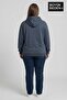 Women's Plus Size Zippered Hooded Thin Sweatshirt Cardigan - Comfortable Fit Spr26Bhr960 - 4