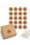This Package is Specially Prepared for You Printed 4 Cm Round Kraft Label 24 Pieces No:16