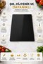 Glass Cutting Board Transparent Smoked Color Tempered Glass Heat Resistant Shatter Resistant 25*35 cm - 7