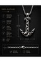 Stainless Steel Stylish and Minimal Design Geometric Cut Anchor Necklace - 3