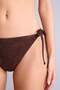 Lace-Up Wrinkled Textured Bikini Bottom E0208Ax25Sm - 3