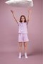 Regular Fit Ribbed Camisole Shorts T-Shirt 2-Piece Pajama Set Girls H8104A826Sm