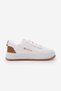 Women's Sneaker High Sole Sports Shoes Loske White - 3