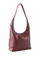Perilla Faux Leather Adjustable Strap Women's Shoulder Bag Claret Red - 4