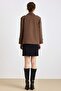 Apolet Detailed Water-Repellent Features a Unlined Short Trench Coat Brown 6834 - 7