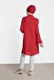 4878 Model Revers Tunic with Hidden Buttons and Accessories - 3