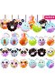 18-Pack Animal Pop Fidget Balls, Easter Basket Stuffers & Egg Fillers, Birthday Gifts for Kids - 2