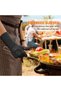 Long Silicone Oven Mitts,Washable,Heat Resistant BBQ Grill Gloves,High Temperature Resistance,Fireproof,14 Inch,for Kitchen Cooking and Grilling - 3