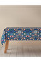 Perfection polyester tablecloth navy blue