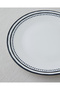 Monarch Porcelain Serving Plate 25 cm Black - White - 3